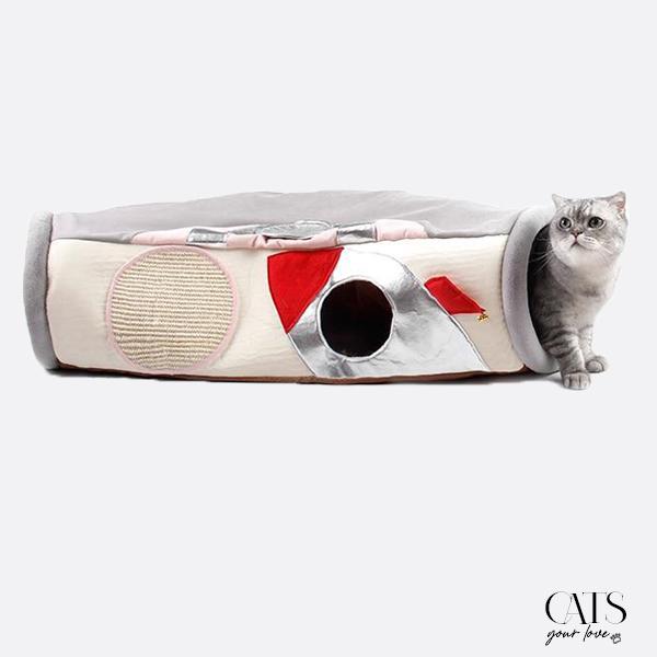 Tunnel-shaped cat basket - Optimal comfort guaranteed!